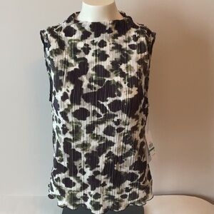 DKNY Plisse Top